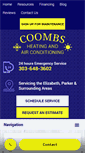 Mobile Screenshot of coombsheatingandair.com